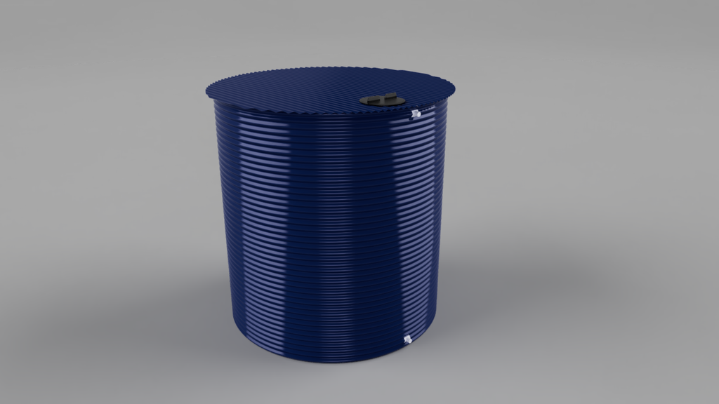 Round Home Tank = 10 000L / 2.50mø x 2.20H