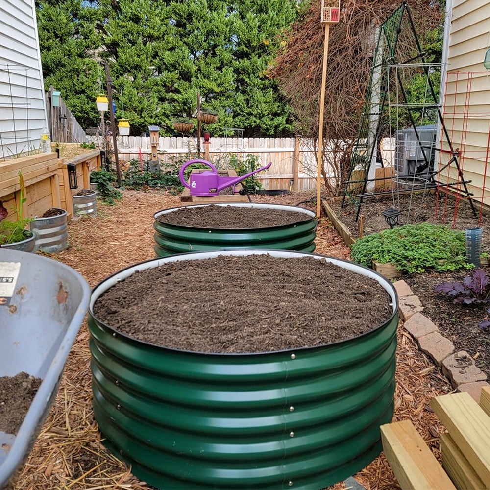 Raised Garden Bed - Round Ø1.2m x 0.5m H 