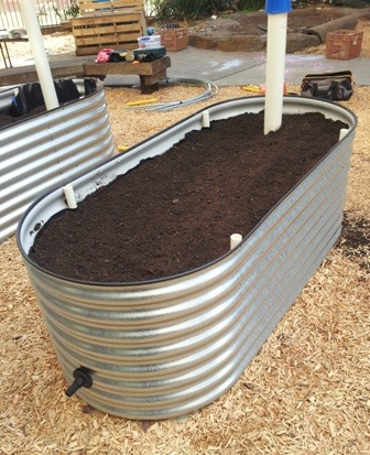 Raised Garden Bed - Slim 3.6l x 1.0w x 0.5h (Shell only with base plate)