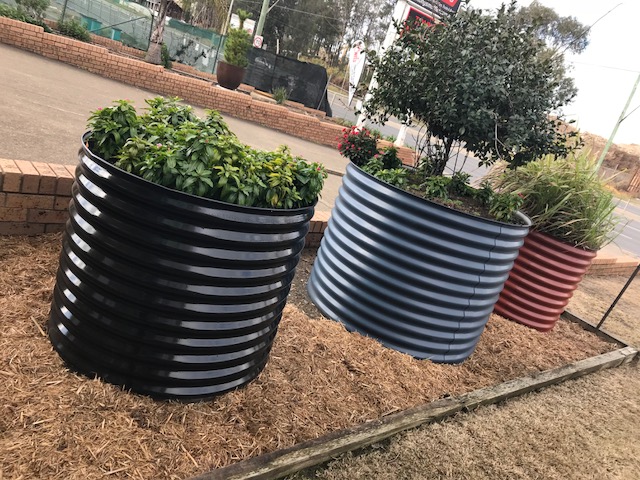 Raised Garden Bed - Round Ø2.25m x 0.5m H (Shell Only) (Fish Eagle White)